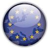 888 Graphics European Union Map Flag Glossy Label Golf Hat Clip with Magnetic Ball Marker view 2