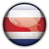 888 Graphics Costa Rica Map Flag Glossy Label Golf Hat Clip with Magnetic Ball Marker view 2