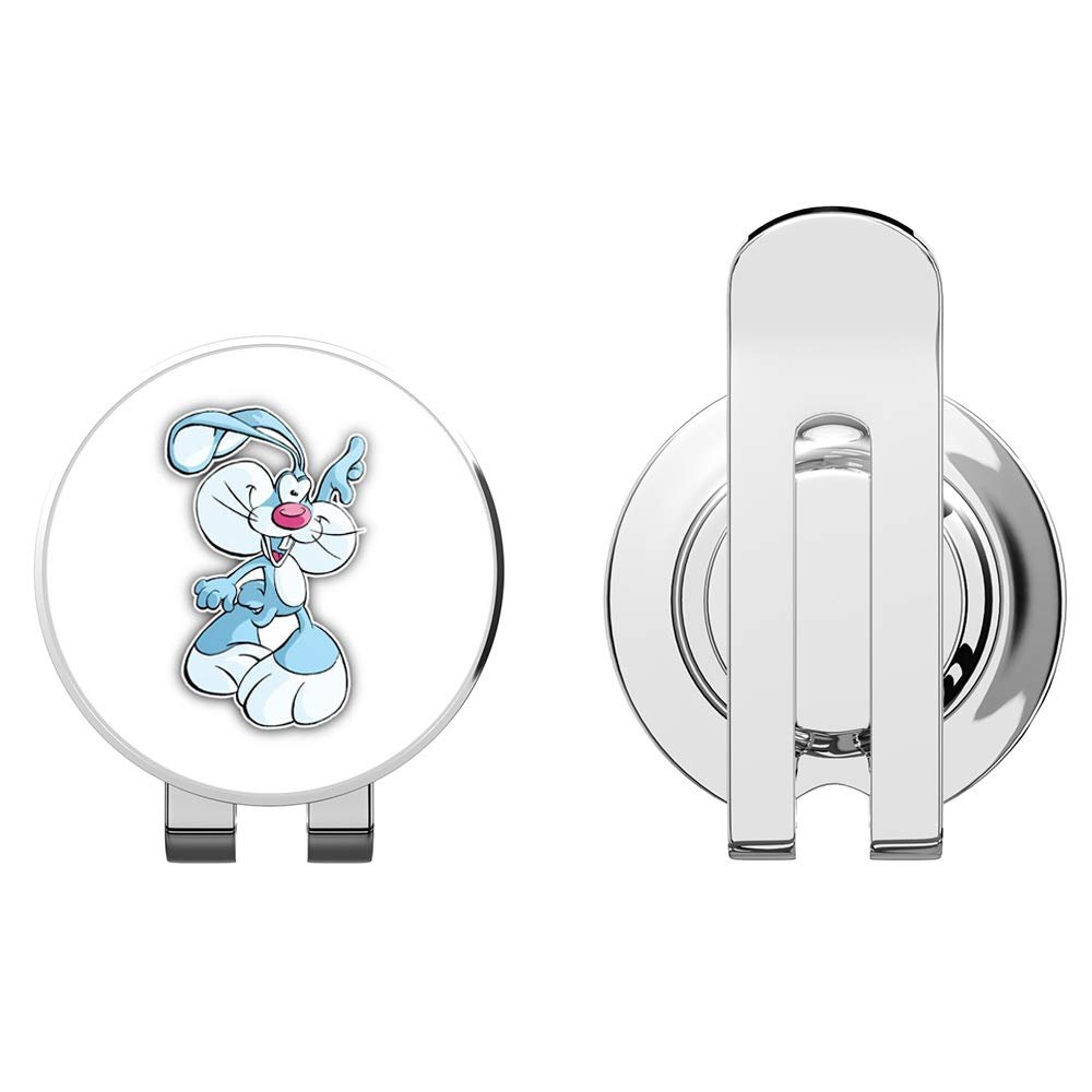 888 Graphics Funny Rabbit Cartoon Golf Hat Clip with Magnetic Ball Marker
