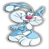 888 Graphics Funny Rabbit Cartoon Golf Hat Clip with Magnetic Ball Marker view 2