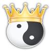 888 Graphics Yin Yang Golden Crown Golf Hat Clip with Magnetic Ball Marker view 2