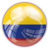 888 Graphics Colombia Flag Glossy Golf Hat Clip with Magnetic Ball Marker view 2