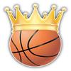 888 Graphics Basketball Ball Golden Crown Golf Hat Clip with Magnetic Ball Marker view 2