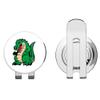 888 Graphics Cartoon Angry Crocodile Mascot Wild Animal Golf Hat Clip with Magnetic Ball Marker