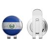 888 Graphics El Salvador Flag Soccer Ball Golf Hat Clip with Magnetic Ball Marker view 1