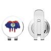 888 Graphics Belize Flag Blot Golf Hat Clip with Magnetic Ball Marker view 1