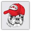 888 Graphics Cool French Bulldog Golf Hat Clip with Magnetic Ball Marker view 2
