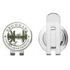 888 Graphics Abu Dhabi UAE Grunge Rubber Travel Stamp Golf Hat Clip with Magnetic Ball Marker view 1
