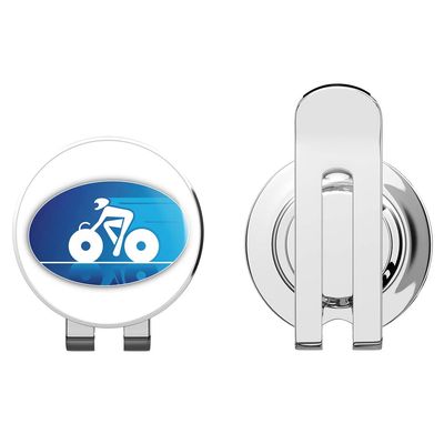 888 Graphics Bicycle Race Track Sport Emblem Golf Hat Clip with Magnetic Ball Marker