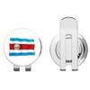 888 Graphics Costa Rica Flag Golf Hat Clip with Magnetic Ball Marker view 1