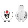 888 Graphics Japan Flag Skull Golf Hat Clip with Magnetic Ball Marker view 1