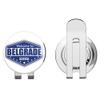 888 Graphics Belgrade City Serbia Grunge Travel Stamp Golf Hat Clip with Magnetic Ball Marker view 1
