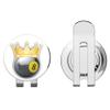 888 Graphics Billiard Ball Golden Crown Golf Hat Clip with Magnetic Ball Marker view 1