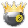 888 Graphics Billiard Ball Golden Crown Golf Hat Clip with Magnetic Ball Marker view 2
