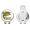 888 Graphics Bass Fishing Emblem Golf Hat Clip with Magnetic Ball Marker view 1