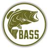 888 Graphics Bass Fishing Emblem Golf Hat Clip with Magnetic Ball Marker view 2