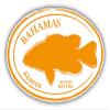 888 Graphics Bahamas Abacos Retro Sailing Passport Stamp Golf Hat Clip with Magnetic Ball Marker view 2