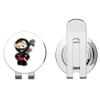 888 Graphics Little Ninja Kid Golf Hat Clip with Magnetic Ball Marker view 1