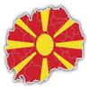 888 Graphics Macedonia Map Flag Golf Hat Clip with Magnetic Ball Marker view 2