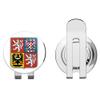 888 Graphics Czech Republic Coat of Arms Golf Hat Clip with Magnetic Ball Marker view 1