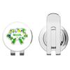 888 Graphics Brazil Soccer Symbols Cartoon Golf Hat Clip with Magnetic Ball Marker view 2