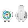 888 Graphics Argentina Flag Cartoon Soccer Fan Golf Hat Clip with Magnetic Ball Marker