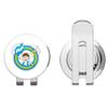 888 Graphics Argentina Flag Cartoon Soccer Fan Golf Hat Clip with Magnetic Ball Marker view 2