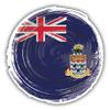 888 Graphics Cayman Islands Flag Grunge Brushstroke Golf Hat Clip with Magnetic Ball Marker view 2