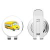 888 Graphics Bus Funny Cartoon School Bus Golf Hat Clip with Magnetic Ball Marker view 1