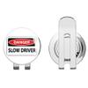 888 Graphics Danger Slow Driver Sign Warning Golf Hat Clip with Magnetic Ball Marker view 1