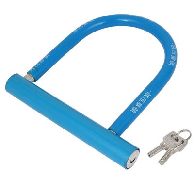 Aexit Motorcycle Bike Security Safeguard Metal U Shape U-Shackle Lock w 2 Keys (6f320cfd71a696919eb7342bef7ab6e2)