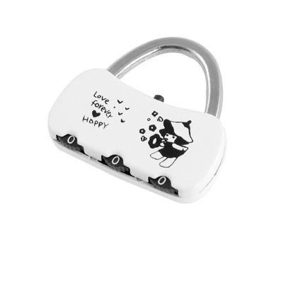 Aexit Luggage Suitcase Security Password Coded Lock White Black (a4ed7c1fc8d7d0688755c58ffae22301)