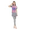 HANYIMIDOO Muslim's Ladies Short Sleeves 2 Pieces Swimsuits (X-Large, Gray) view 3