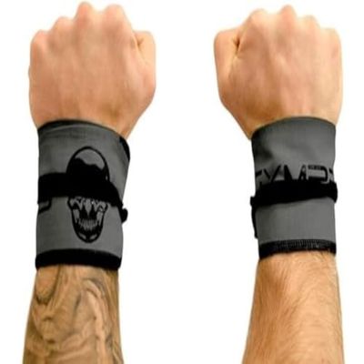 Gymreapers Strength Wrist Wraps for Cross Training, Olympic Lifting, Strength, WOD Workouts, Calisthenics - Strong Wrist Support for Men and Women - Fits All Wrist Sizes | Men and Women (Gray)