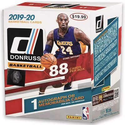 2019-20 Panini NBA Donruss Basketball Blaster Box - 88 Total Cards - 1 Autograph or Memorabilia Card per Box by Panini