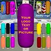 Custom Fender Covers - ADD Your Text - Personalized Fender Covers (6.5" diam, Purple) view 1