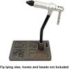 Aventik Quality Aluminum Fly Tying Vise Fly Tying Tools with One Jaw Fitting #22 to #3/0 Hooks, CNC Machined Aluminum Pedestal Base for Most Traveling Fly Tying Vise view 2