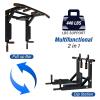 BDL Wall Mounted Pull Up Bar Chin Up bar Multifunctional Dip Station for Indoor Home Gym Workout, Power Tower Set Training Equipment Fitness Dip Stand Supports to 440 Lbs view 2