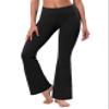 BUBBLELIME 29"/31"/33"/35" 4 Styles Women's Bootcut Yoga Pants Tummy Control - Basic Bootleg_Black(1) S_31" Inseam view 1