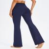 AFITNE Yoga Pants for Women Bootcut Pants with Pockets High Waisted Workout Bootleg Yoga Pants Tall Long Athletic Gym Pants Blue - XL view 4