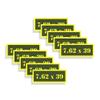 Ammo Can Labels 7.62x39 Ammunition Decals Olive Drab Green Firearm Labels 7.62x39 10 Pack Adhesive Vinyl 3"x1.15" #AG view 1