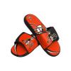 FOCO Cleveland Browns NFL Mens Colorblock Big Logo Gel Slides - L view 1
