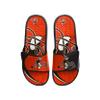 FOCO Cleveland Browns NFL Mens Colorblock Big Logo Gel Slides - L view 2