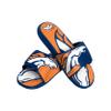 FOCO Denver Broncos NFL Mens Colorblock Big Logo Gel Slides - M view 1