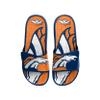 FOCO Denver Broncos NFL Mens Colorblock Big Logo Gel Slides - M view 2