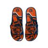 FOCO Chicago Bears NFL Mens Colorblock Big Logo Gel Slides - L view 2