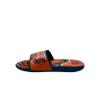FOCO Chicago Bears NFL Mens Colorblock Big Logo Gel Slides - L view 4