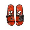 FOCO Cleveland Browns NFL Mens Colorblock Big Logo Gel Slides - S view 2