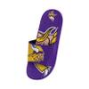 FOCO Minnesota Vikings NFL Mens Colorblock Big Logo Gel Slides - S view 3