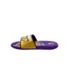 FOCO Minnesota Vikings NFL Mens Colorblock Big Logo Gel Slides - S view 4